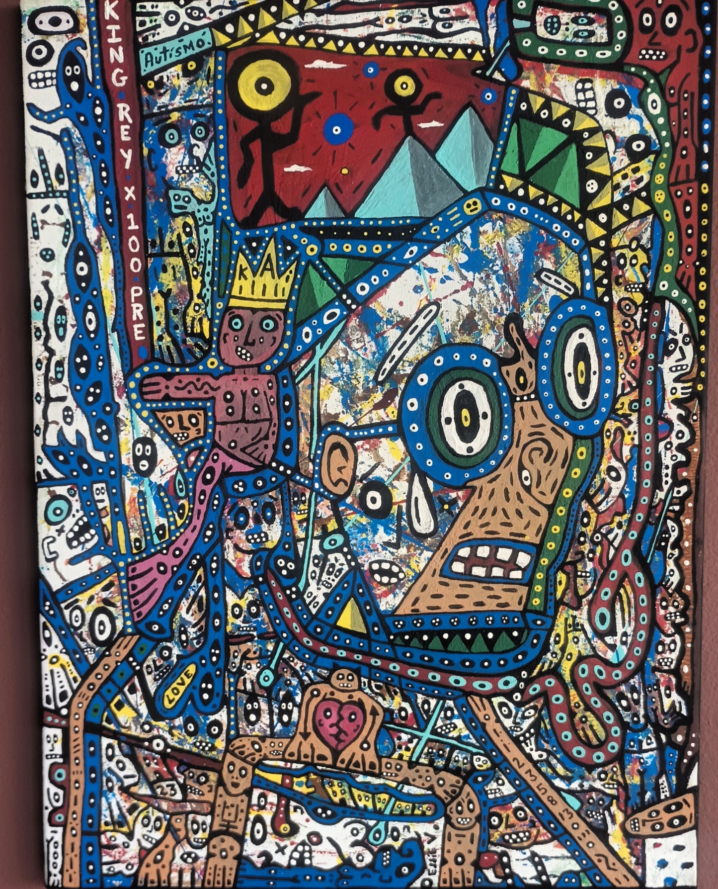 Original Art Piece - "18 * "24 - #03 - "King Kai" / Certification of Authenticity