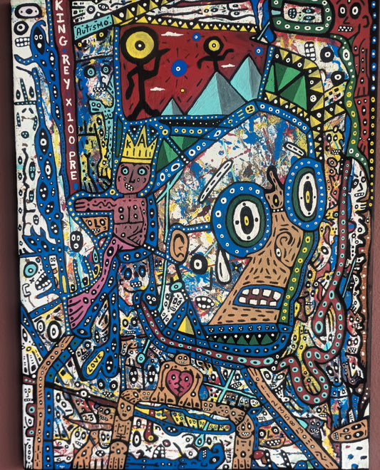 Original Art Piece - "18 * "24 - #03 - "King Kai" / Certification of Authenticity